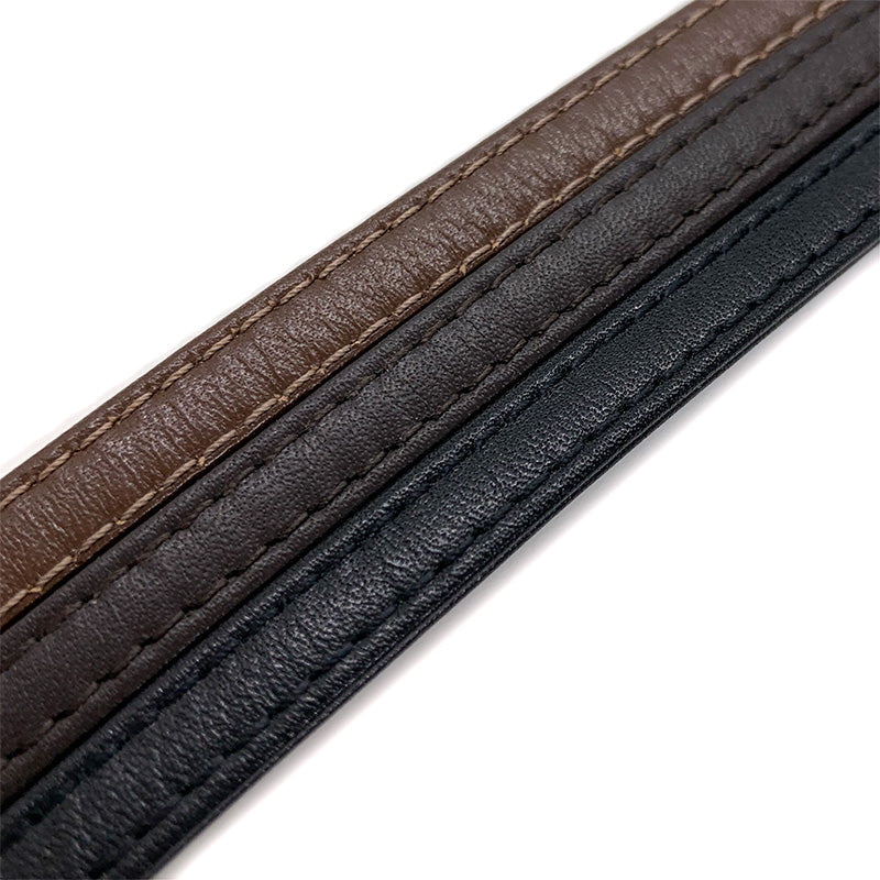 Real Leather Stitched Tape, 1cm width, Price per 0.1m – Quiltparty