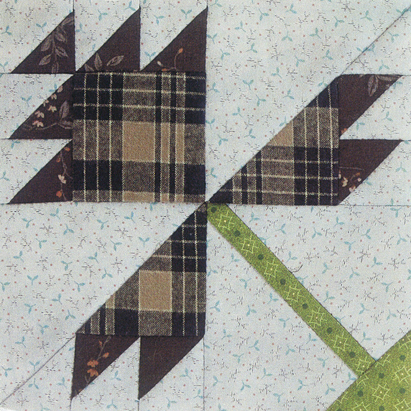 Beginner's Monthly Quilt, No.7 Dresden Plate, No.8 English Ivy