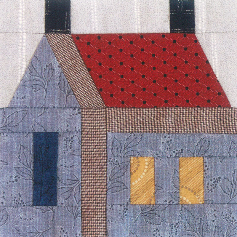 Beginner's Monthly Quilt, No.9 School House, No.10 Air Plane