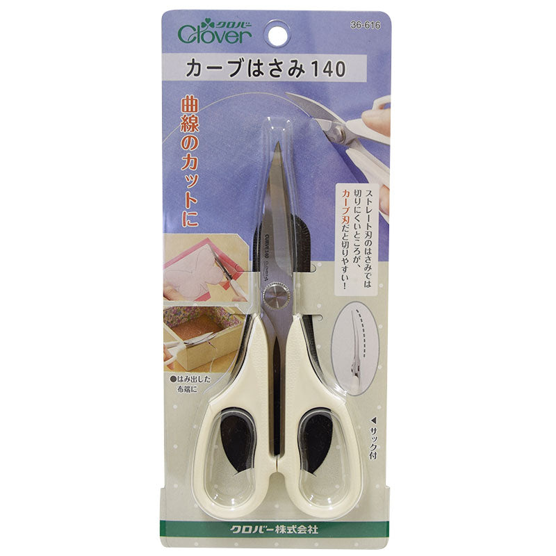Clover, Curved Scissors 140, 36-616 – Quiltparty | Yoko Saito's 
