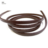 Joint, Embossing Tanned Real Leather Tape, 5mm width ( NKT-5B ), Price per 0.1m, Minimum order is 0.3m~