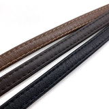 Real Leather Stitched Tape, 1cm width, Price per 0.1m