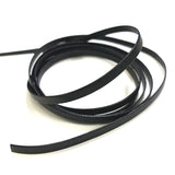 Real Leather Flat Cord, 4mm width, Price per 0.1m, Minimum order is 0.3m~