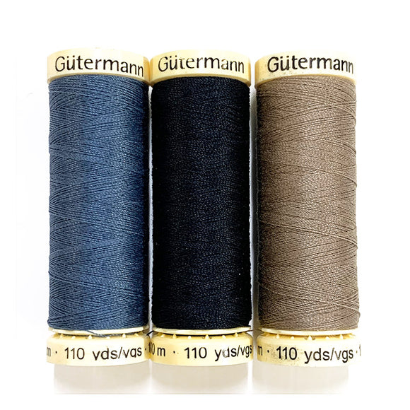 macchina, 3 Colors Gutermann Thread Set for 