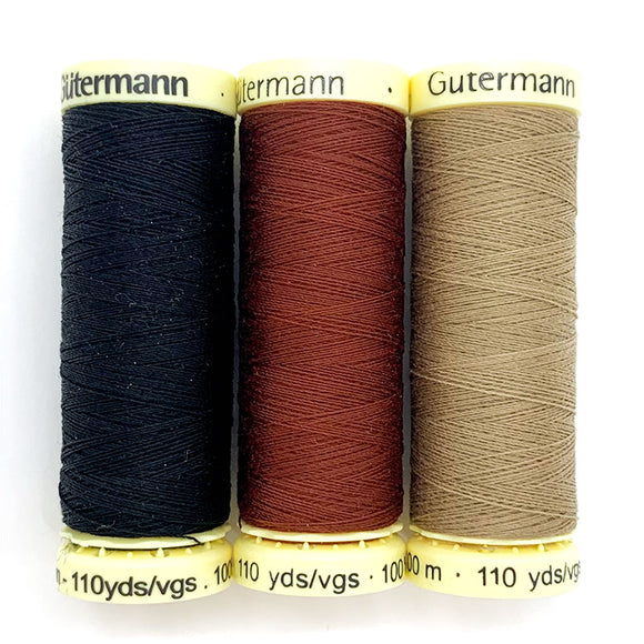 macchina, 3 Colors Gutermann Thread Set for 
