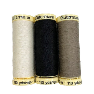 macchina, 3 Colors Gutermann Thread Set for "3D Church (without instructions and patterns)-Monthly Quilt, Let's Build A Town with Houses