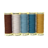 5 Colors Thread Set for "Ornaments and Mini Tapestry for Year of the Snake"