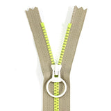 25cm Bicolor Zipper