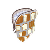 Insulated Bag and Pouch made from White Bread Print