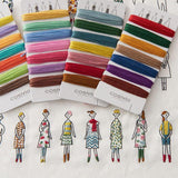 Assorted Embroidery Thread Set for "100 Girls Style Book, Fashionable Dress-up"