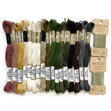 COSMO Embroidery Thread Set for "Green Forest Tapestry"