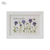 COSMO, Embroidery Kit with Printed Design, "12 Month Plant Notebook (with Frame) by Kazuko Aoki"