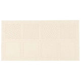 [ RENEWAL ] COSMO, Sashiko, hidamari, Pre-Printed Fabric for 4 Coasters, Hitomezashi (one stitch)