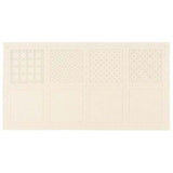 [ RENEWAL ] COSMO, Sashiko, hidamari, Pre-Printed Fabric for 4 Coasters, Hitomezashi (one stitch)