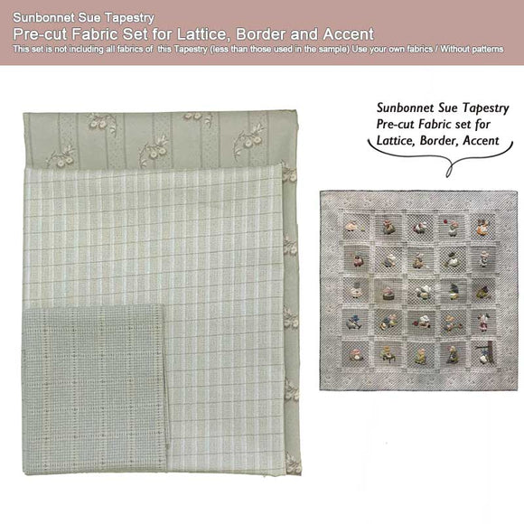 Fabric Set for Lattice & Border and Accent in 