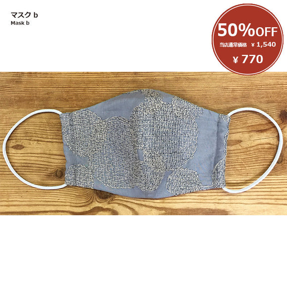 [ 50%OFF / SALE ] Embroidered Lace Mask (3 masks) (without instruction and pattern) in 