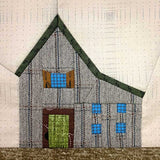 Pattern of Lodge (without instruction and pattern) in "Sutekini (Fantastic) Handmade, June, 2023 issue" - Monthly Quilt, Let's Build A Town with Houses