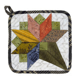 Potholder, Bouquet / Tree of Life (without instruction and pattern) in "Your First Patchwork, Yoko Saito's Traditional Patterns"