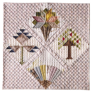 Four Tapestries (without instruction and pattern) in "Your First Patchwork, Yoko Saito's Traditional Patterns"