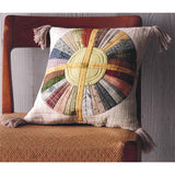 Grandma's Fan Cushion（without instruction）in "Your First Patchwork, Yoko Saito's Traditional Patterns"