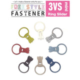 Free-style Zipper Slider, Ring type, 3 pieces / set ( 3VS )