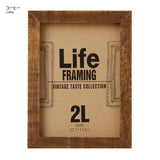 Vintage-style Photo Frame, PF2L-VT (2L size, 178mm X 127mm, with Glass)