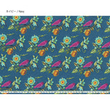 web20231121-02, USA Print Fabric, Moda, VINTAGE SOUL Bird and Flower Embroidery, Price per 0.1m, Minimum order is 0.1m~ | Fabric
