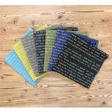 web20231209-01, Cotton Linen Canvas, English Letters, Linen(55%), Price per 0.1m, Minimum order is 0.1m~ (with Japanese instruction) | Fabric