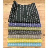 web20231209-01, Cotton Linen Canvas, English Letters, Linen(55%), Price per 0.1m, Minimum order is 0.1m~ (with Japanese instruction) | Fabric