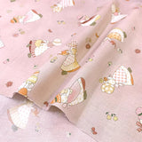 web20240126-01, Sunbonnet Sue, Flower, Price per 0.1m, Minimum order is 0.1m~ | Fabric