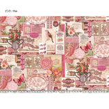 web20240419-01, MODA USA Cotton, Curated in Color, Collage pattern, Price per 0.1m, Minimum order is 0.1m~ | Fabric