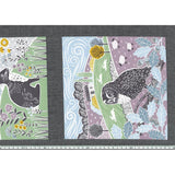 Panel Fabric, USA Cotton, Makower Heather and Sage Animal Panel