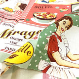 web20240620-02, YUWA Reprint, Making Dessert, Price per 0.1m, Minimum order is 0.1m~ | Fabric