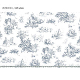 web20240710-03, Antique-style Line Drawing Landscape Fabric, Price per 0.1m, Minimum order is 0.1m~ | Fabric