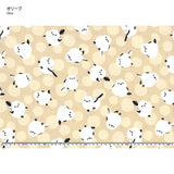 web20240801-01, Oxford fabric, Polka Dots and Long-tailed Tit, Price per 0.1m, Minimum order is 0.1m~ | Fabric