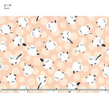 web20240801-01, Oxford fabric, Polka Dots and Long-tailed Tit, Price per 0.1m, Minimum order is 0.1m~ | Fabric