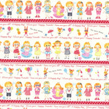 web20240801-02, YUWA, ONE MILE ROSES, Happy Holiday, Price per 0.1m, Minimum order is 0.1m~ | Fabric