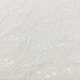 [ 20%OFF / SALE / Made in KANAZAWA ] web20241031-05, Embroidery Lace Fabric, Tree Nut Motif, Price per 0.1m, Minimum order is 0.1m~ | Fabric