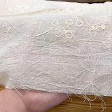 [ 20%OFF / SALE / Made in KANAZAWA ] web20241031-05, Embroidery Lace Fabric, Tree Nut Motif, Price per 0.1m, Minimum order is 0.1m~ | Fabric