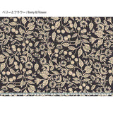 web20241220-01, moda USA Cotton, Bloom & Grow, Berry and Flower, Price per 0.1m, Minimum order is 0.1m~ | Fabric