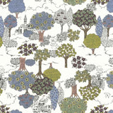 web20250121-01, Forest Trees, Price per 0.1m, Minimum order is 0.1m~ | Fabric