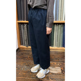 Straight Pants made from Vintage Cotton Dyed Plain Fabric (No instructions)