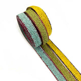 Chenille Ribbon, 3 Colors / Set