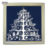 DMC, Cross Stitch Kit, CHRISTMAS TREE, L'ARBRE AUX CADEAUX ( Japanese instruction only )