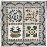 Full Sized Pattern Set of "Baltimore Quilt" (including English instructions)