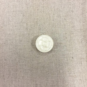 Shell Button, Flower | miscellaneous goods, patchwork quilt, Yoko Saito, white button, 18mm