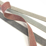 Linen tape with stripe pattern, 1.5cm width ( BEL-1463 ), Price per 0.1m