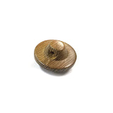 Wood Button with Shank