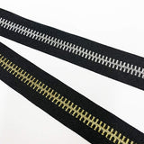 Tape with Zipper Pattern, 2.5cm width, Price per 0.1m