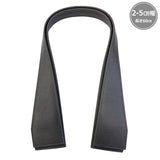 INAZUMA, Synthetic Leather Trapezoidal Bag Handle, Long, Dark grey ( YAS-6132 )